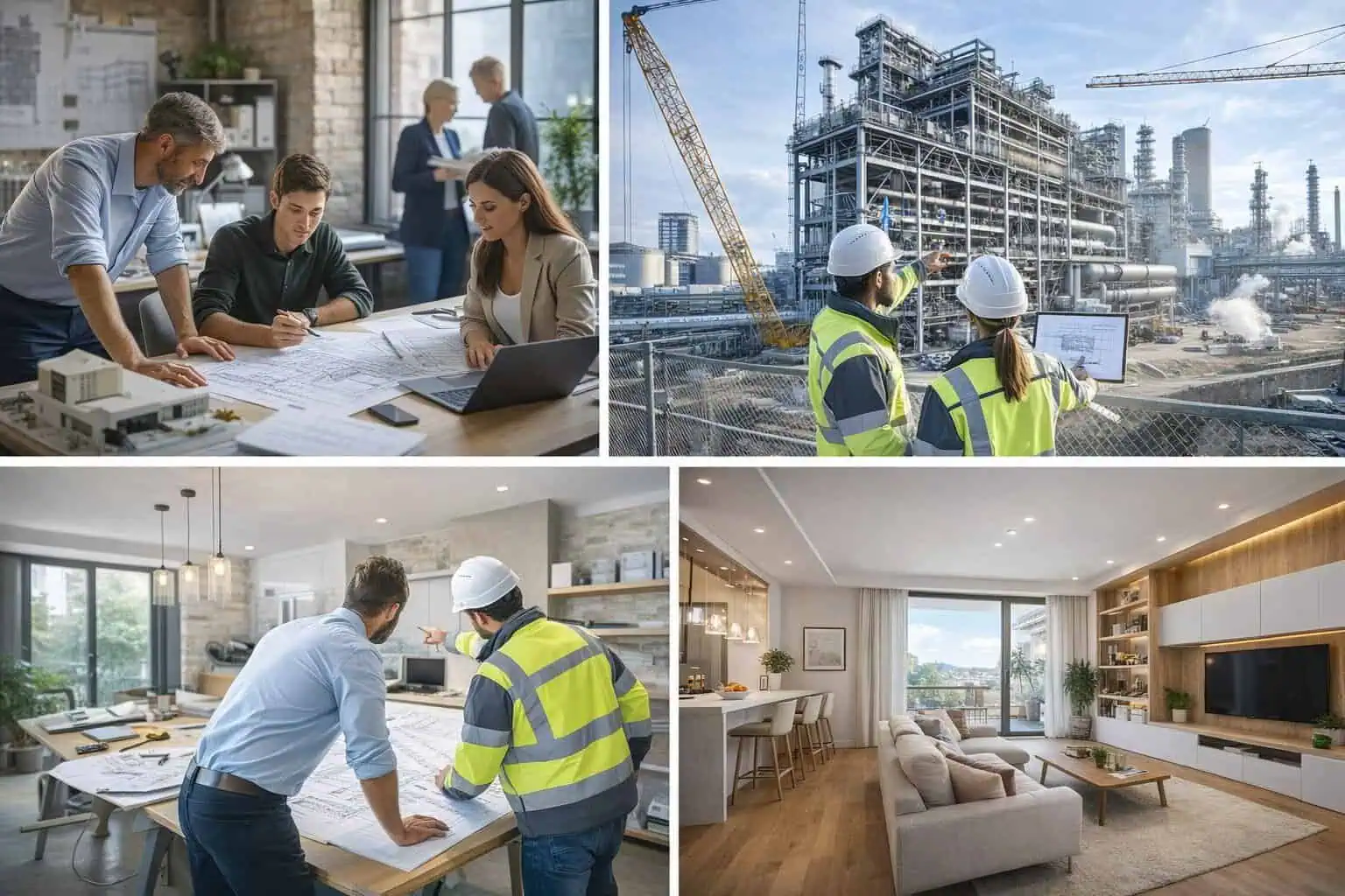 Arquitecto en Zaragoza - Risco Arquitectos Arquitecto en Zaragoza revisando planos y proyecto en el estudio Risco Arquitectos