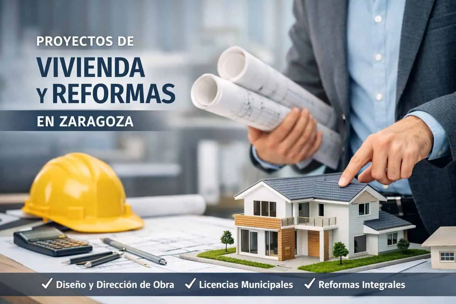 Proyectos de vivienda y reformas realizados por arquitecto en Zaragoza