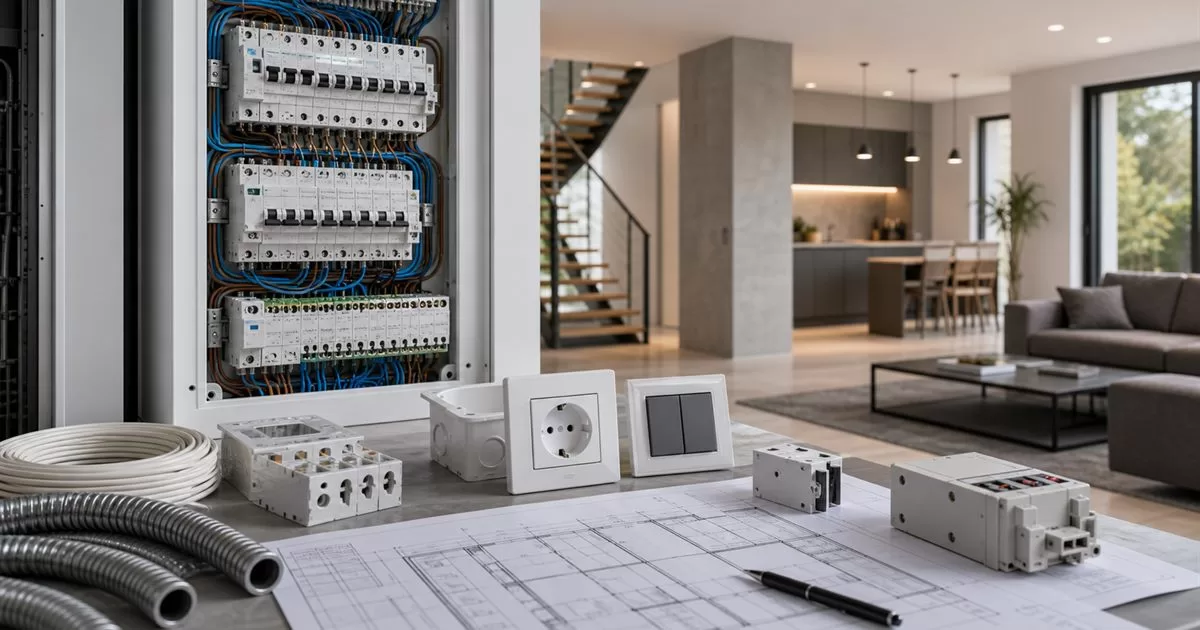 Cuadro electrico residencial componentes de calidad canalizaciones y planos electricos para vivienda nueva