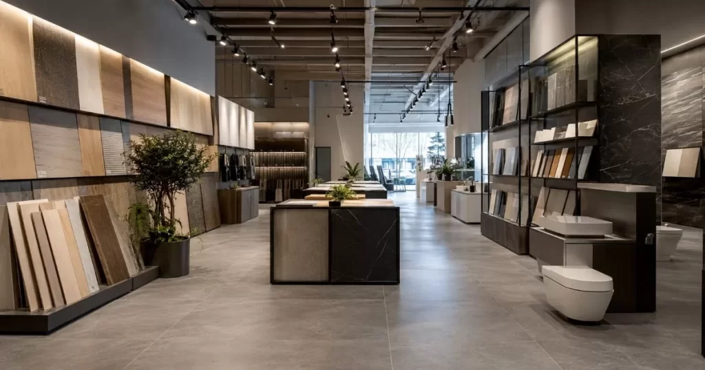 Showroom de materiales y productos de construccion de alta calidad