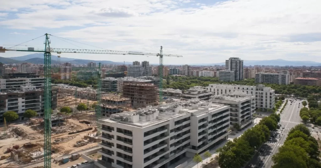 proyecciones del mercado de alquiler en Espana con nueva construccion residencial moderna en ciudad espanola