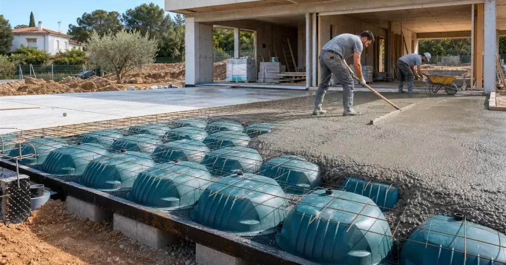 Obra de vivienda con forjado sanitario y camara de aire ventilada, ventajas de una casa con forjado sanitario