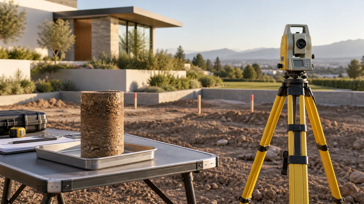 Levantamiento topográfico de una parcela para implantar una vivienda unifamiliar